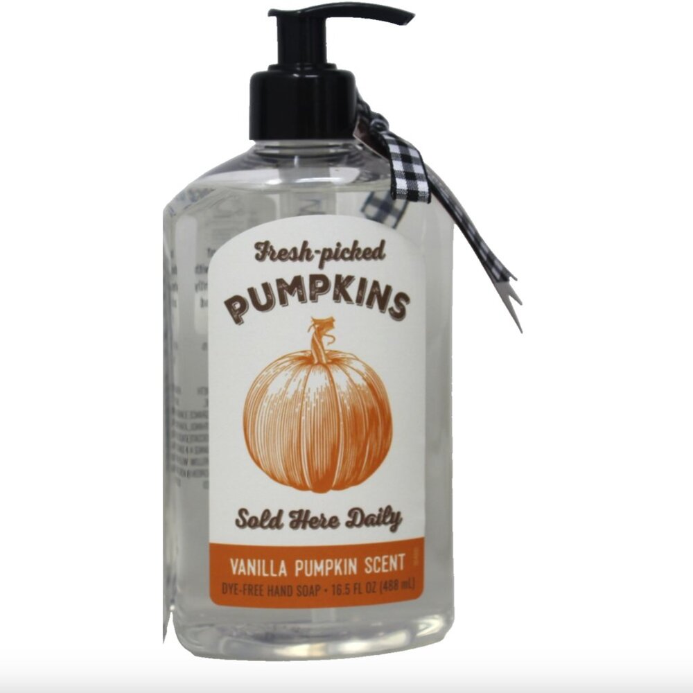 New CST Vanilla Pumpkin Hand Soap 16.5oz Fresh Picked Pumpkins Brand New CST